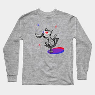 Curious Cat Long Sleeve T-Shirt